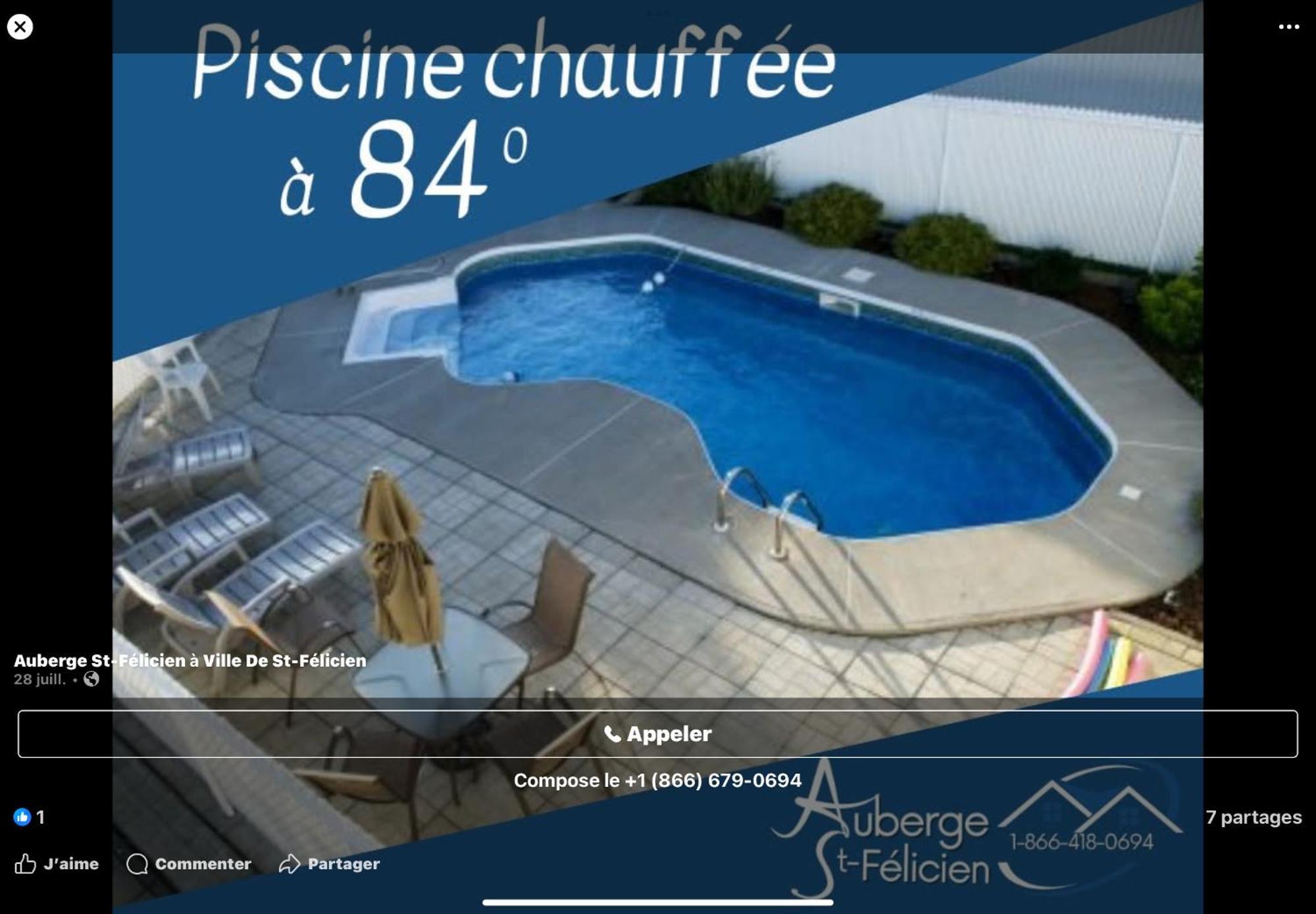Hotel Auberge St-Felicien Saint Felicien Exterior photo